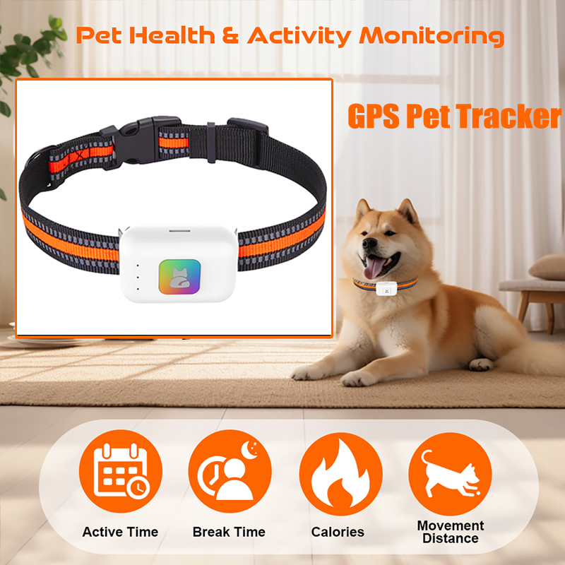 Pet Supplies Discount - ペットGPS AGPS追跡デバイス 4GペットGPSトラッカー 首輪 SOS ジオフェンス