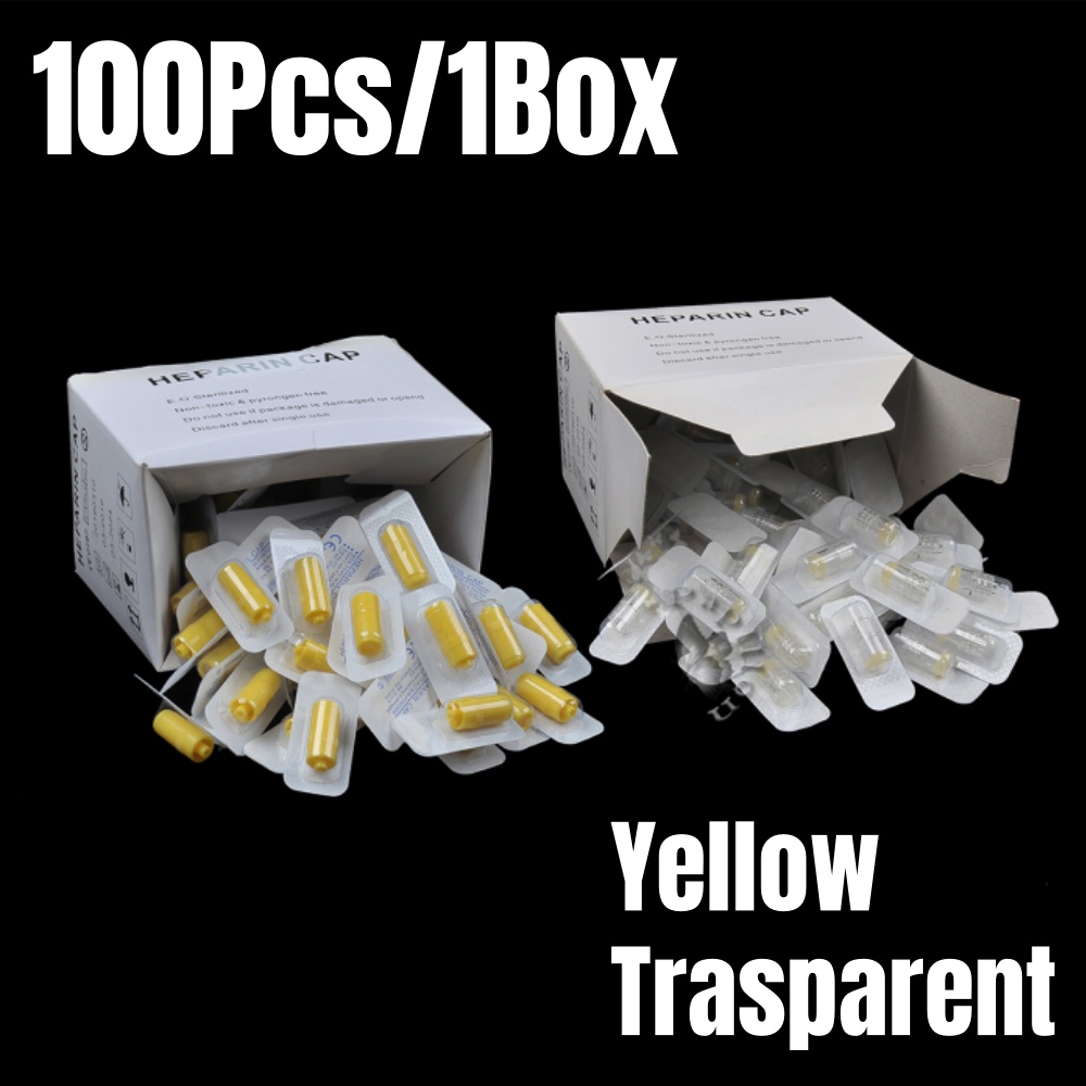 Pet Supplies Discount - 100 個/箱ヘパリンキャップ IV 使い捨てカニューレヘパリンキャップ犬猫ペット獣医用品医療用ヘパリンキャップ