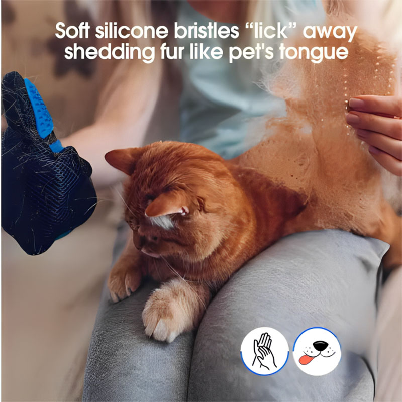 ペットの毛取りグローブコームペット犬猫グルーミングクリーニン - Pet Grooming Glove のレビューと価格