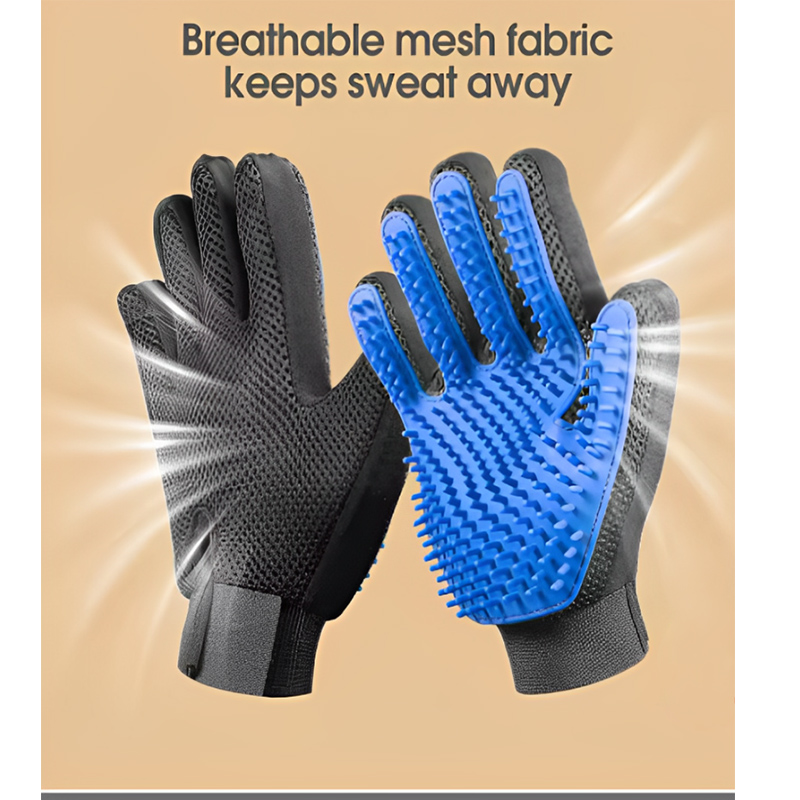 ペットの毛取りグローブコームペット犬猫グルーミングクリーニン - Pet Grooming Glove のレビューと価格