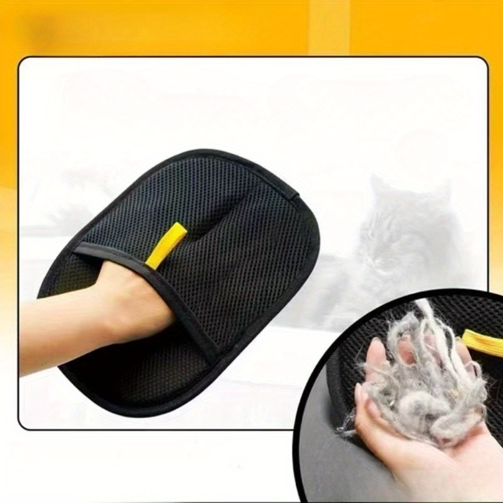 1枚入り 16x24cm ペット用静電気除去グローブ 両面ペ - Pet Grooming Glove のレビューと価格