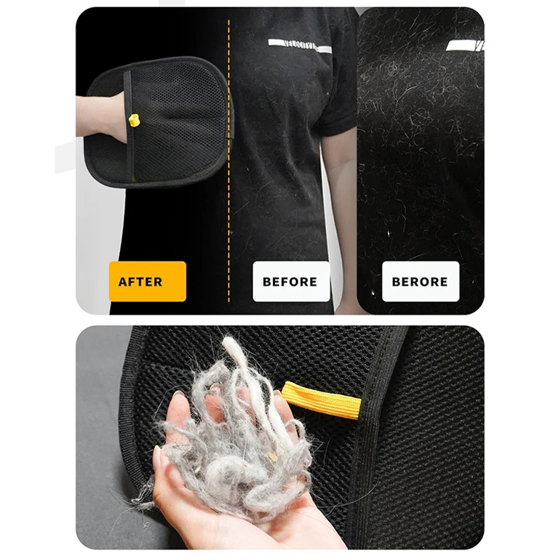ペット用静電気除去グローブ 猫毛除去ブラシ 粘着グローブ 猫 - Pet Grooming Glove のレビューと価格