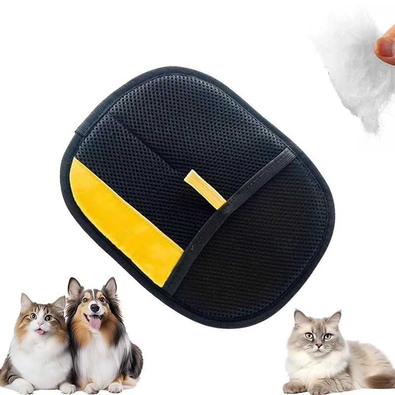 ペット用静電気除去グローブ 猫毛除去ブラシ 粘着グローブ 猫 - Pet Grooming Glove のレビューと価格