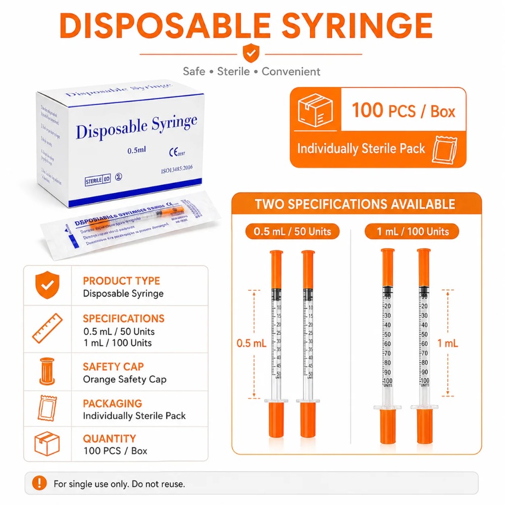 100個入り使い捨て注射器1ml 0.5ml 30G 31G - Pet Supplies Discount のレビューと価格