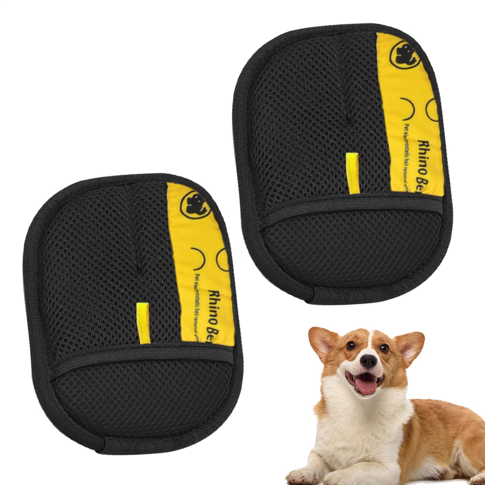 ペットの抜け毛取り用手袋1組、静電気防止、家庭用、効率的、再 - Pet Grooming Glove のレビューと価格