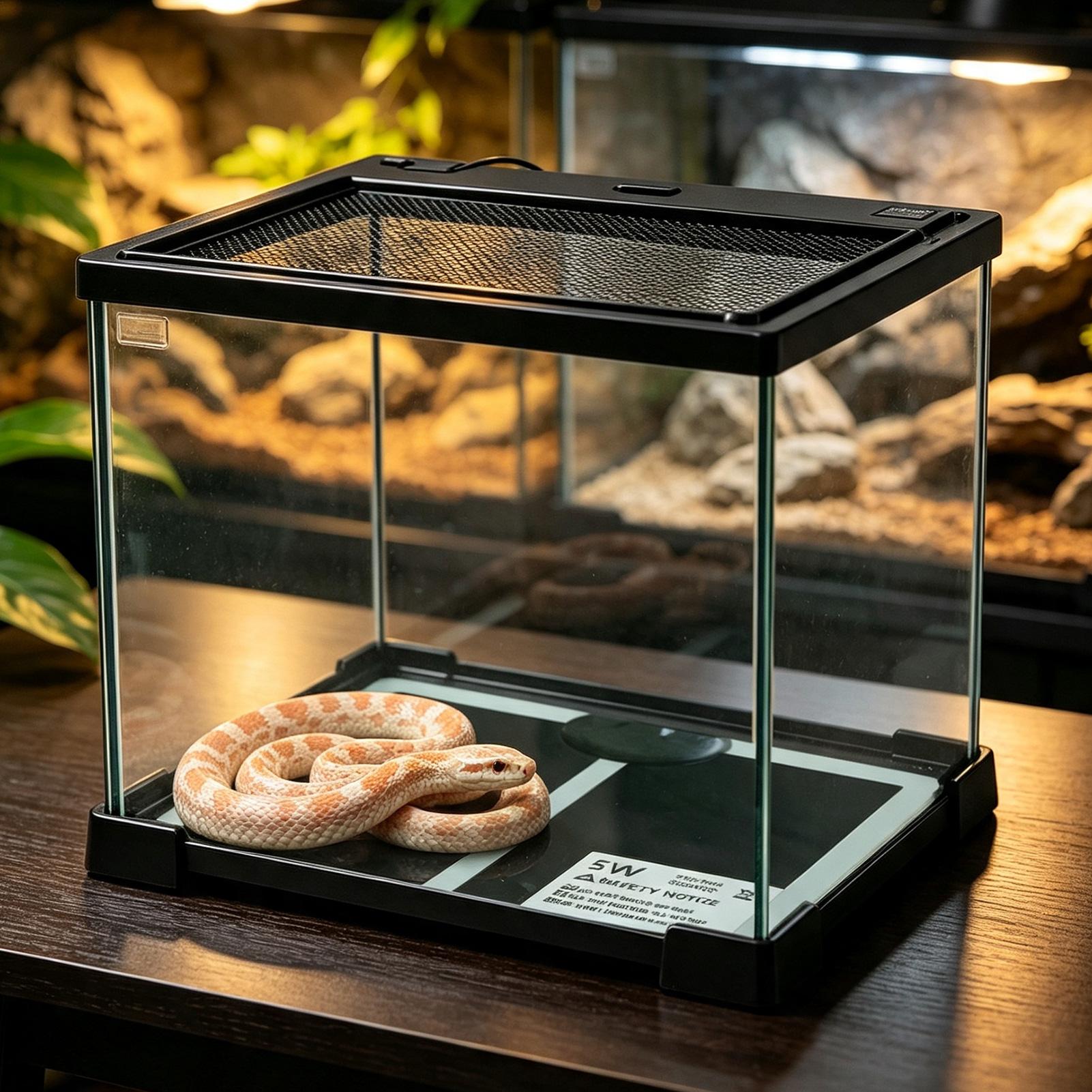 爬虫類用ヒートマット 5W テラリウムパネル加熱マット レオ - Reptile Heating Mat のレビューと価格