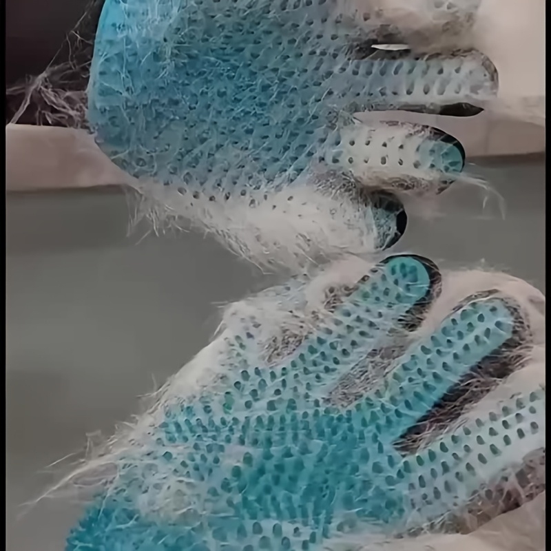 2個入りペットグルーミンググローブ、犬猫用マッサージ脱毛ブラ - Pet Grooming Glove のレビューと価格